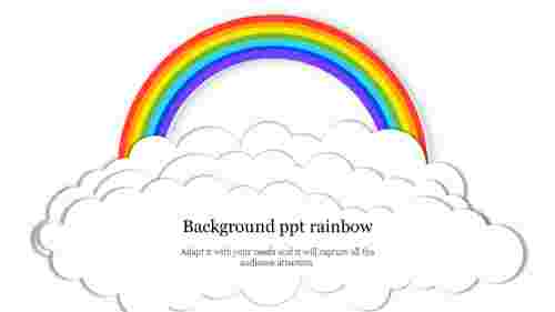 background ppt rainbow